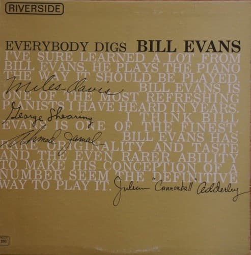 Everybody Digs Bill Evans by Bill Evans Trio