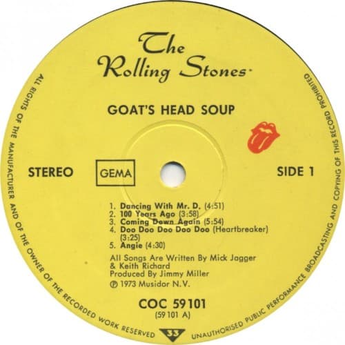 Goat’s Head Soup by The Rolling Stones