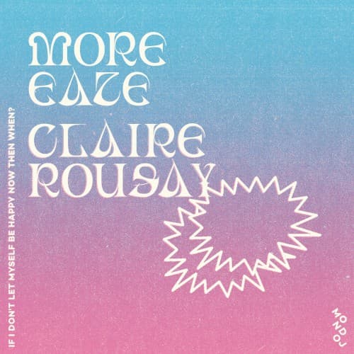 if I don't let myself be happy now then when? by claire rousay